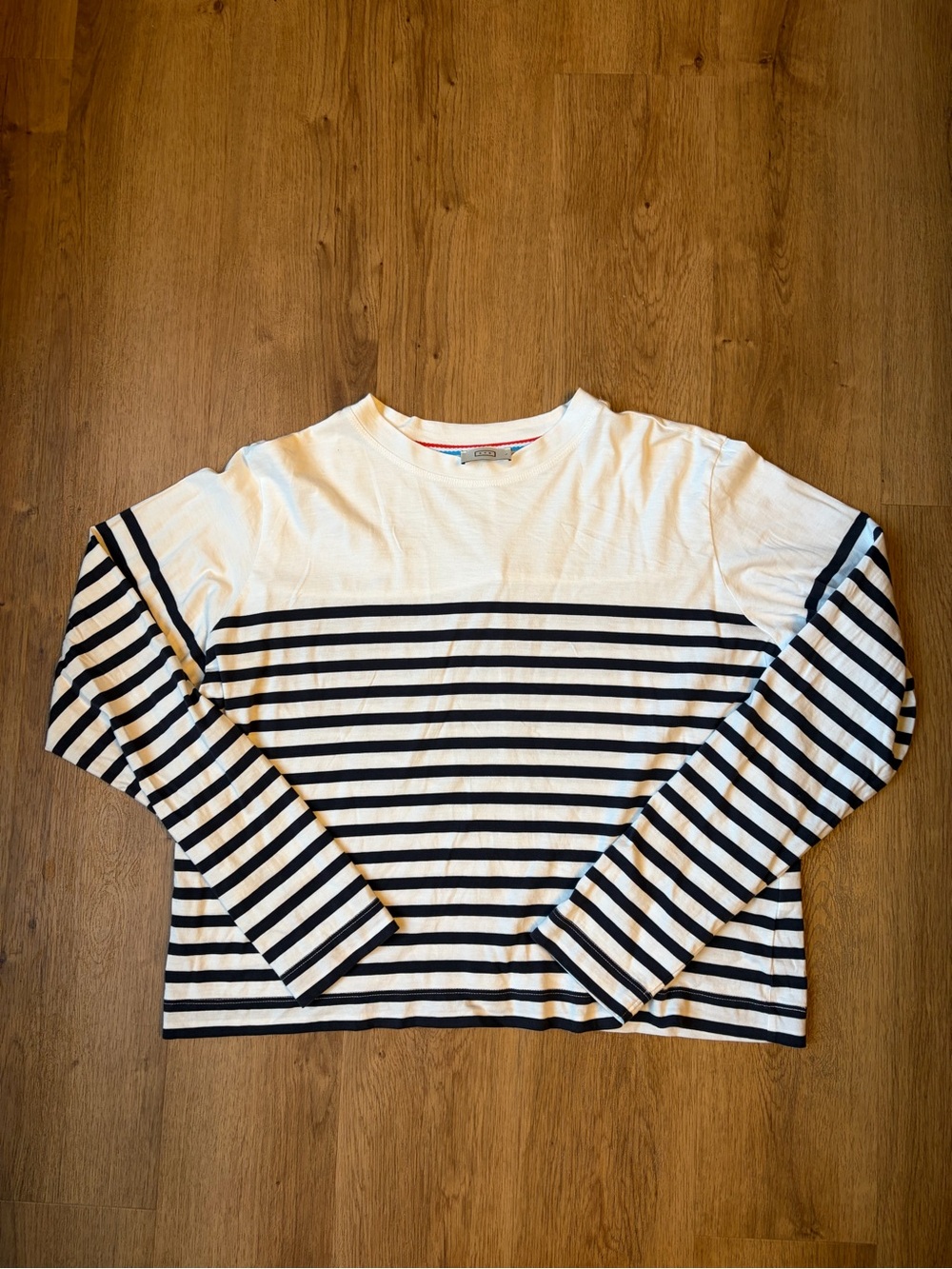 AYR The Slushy Holiday Stripe Tee City Sky – Size Large